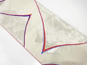 アンティーク　のり散らし模様織り出し袋帯（材料）